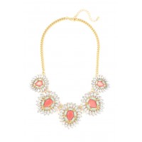 Elia Crystal Flower Elegant Necklace